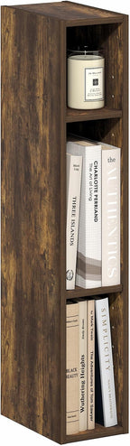 Furinno Fulda Book Shelf, 3-Tier Narrow Bookshelf, Bookcase - Image 4