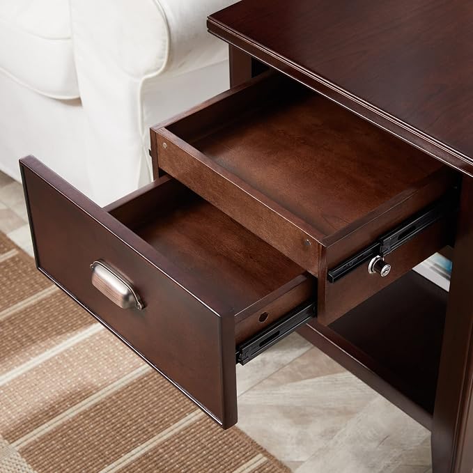 Leick Home Laurent Solid Wood Side Table - Image 9