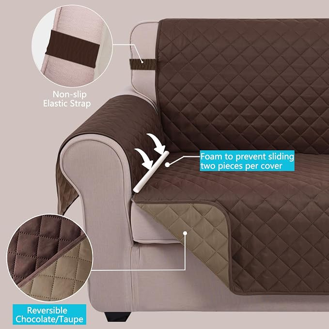 U-NICE HOME Loveseat Sofa Cover - Image 3