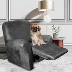 ANARACHON Leather Like Recliner Chair Covers Heavy Duty, 4 Pieces Recliner Cover - Image 7