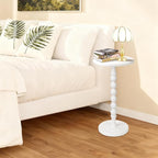 Round Side Table for Small Spaces, Drink Table - Image 7