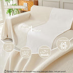 DREAMINGO Sofa Covers Washable Thick Chenille Couch Cover - Image 3