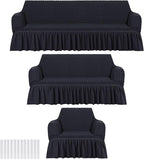 Fanfanwin 3 Pcs Sofa Slipcover Set by Fanfanwin