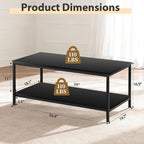 ZenStyle Industrial Coffee Table - Image 3