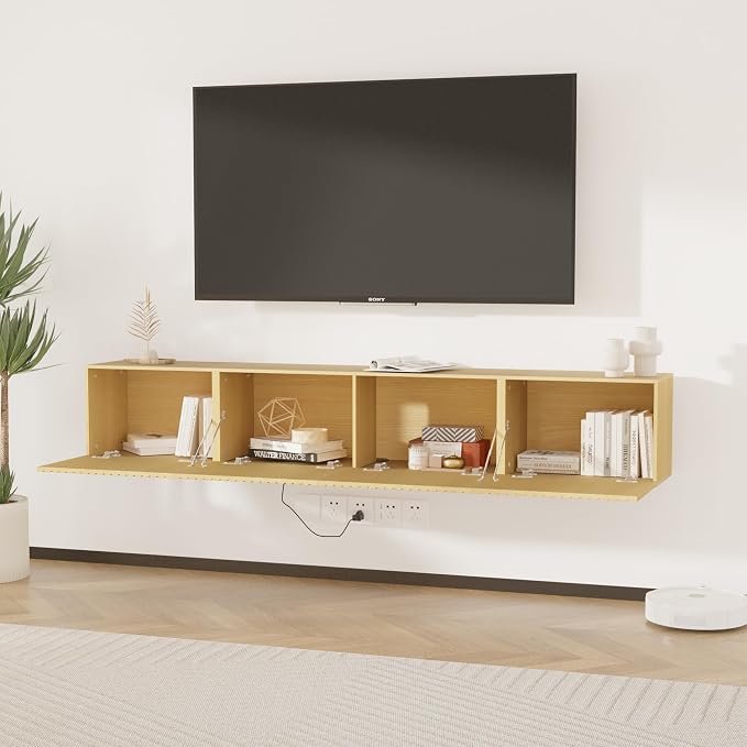 EazeHome 82" Floating TV Stand - Image 5