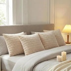 Fancy Homi 4 Packs Decorative Throw Pillow Covers - Image 3