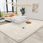 LOCHAS Area Rugs 9x12 Fluffy Living Room Carpets - Image 8