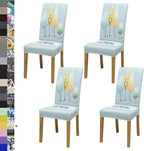 BIETYONE Stretch Dining Chair Covers Set of 4, Soft Removable Washable Kitchen by BIETYONE