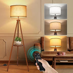 OUTON Wood Tripod Floor Lamp by OUTON