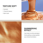 Nicpro Metallic Copper Acrylic Paint, 8.45oz/250ml Large Copper Leaf Paint - Image 2