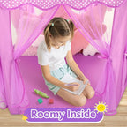 Monobeach Princess Tent Girls Large Playhouse Kids Castle Play Tent - Image 6