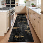 RELEANY Washable Runner 2'x6' Abstract Area Rug by RELEANY