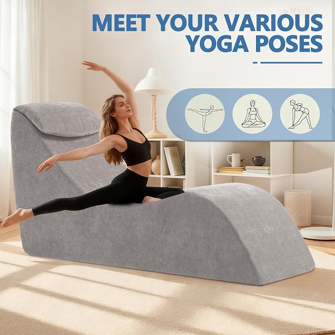 Yoga Chair Lounge for Adult, Yoga Lounge Chair，Ergonomic Chaise Lounge Chair - Image 5