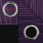 Purple and Greyish White Ombre Blackout Curtains - Image 7