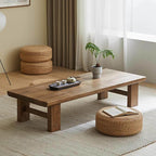 Japanese Style Solid Wood Coffee Table - Image 4