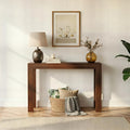 Plank+Beam Modern 46 Inch Console Table, Solid Pine Wood Entryway Table by PlankBeam