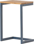 Savannah Fir Wood and Iron Nesting Side Tables - Image 4
