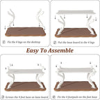 Function Home Farmhouse Coffee Table, 2-Tier Center Table - Image 9