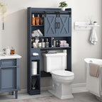 Vabches Over The Toilet Storage Cabinet, Farmhouse Storage Cabinet Over Toilet - Image 5