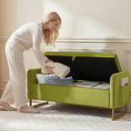 48" End of Bed Bench, Modern Storage Benches - Image 6
