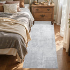 2x6 Ft Washable Runner Rug, Non-Slip Low Pile Hallway Kitchen Area Rug - Image 3