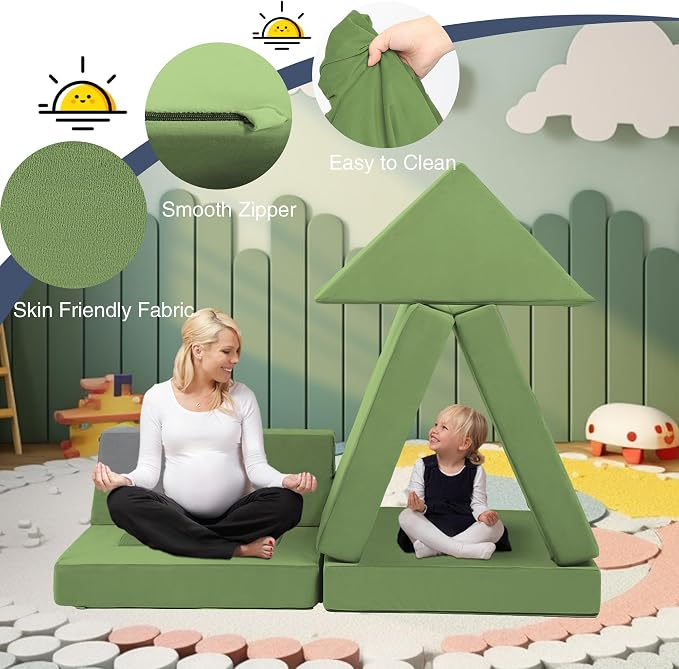 Edbuosy 22Pcs Modular Kids Play Couch - Image 5