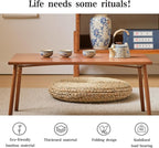 JIKUGO Bamboo Folding Coffee Table, No Assembly Required, Japanese Floor Table - Image 8
