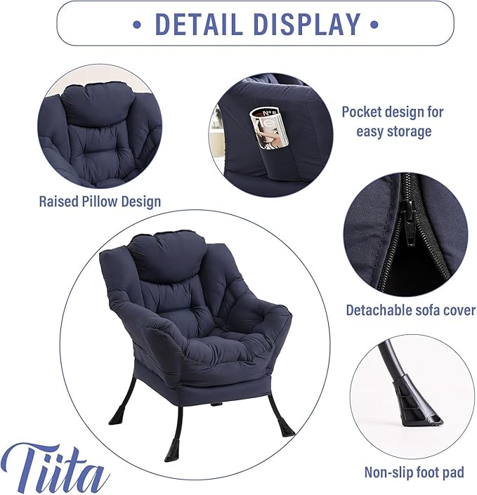 Tiita Modern Large Accent Chair - Image 3