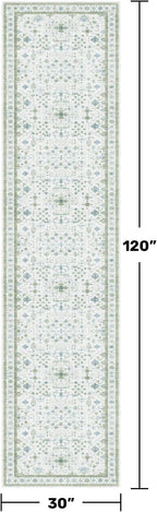 Oushak Wide Hallway Runner Rug 2'6"x10' - Image 2