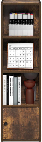 Furinno LUDER Book Shelf, 4-Tier Bookshelf - Image 5