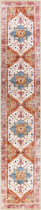 Yamaziot Washable Runner Rug, 2x10 Non-Slip Boho Hallway Kitchen Rug | Stain - Image 3