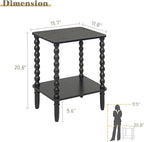 Fultyle End Tables Set of 2, Small Side Table - Image 3