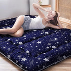 MAXYOYO Navy Starry Sky Japanese Floor Futon Mattress, Tatami Floor Mat - Image 8