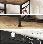 YGEOMER TV Stand for Tvs Up to 55 Inch, Entertainment Center - Image 3
