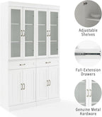 Crosley Furniture Stanton 2-Piece Glass Door Kitchen Storage Pantry Cabinet - Image 6