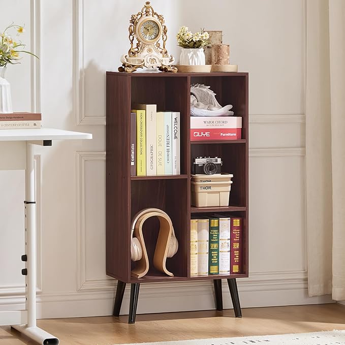 LEYAOYAO 5 Cube Bookshelf 3-Tier Bookcase by LEYAOYAO-Findtheshiningpointofyourideallife%EF%BC%81