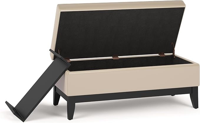 SIMPLIHOME Oregon Storage Ottoman Bench - Image 4