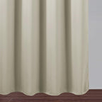 Light Beige Thermal Blackout Curtains/52 x 63 Inch/Set of 2 Panels Room - Image 9