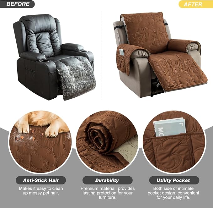 100% Waterproof Recliner Chair Cover, Recliner Chair Covers - Image 4