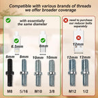 7-12 Inch Adjustable Bed Base Legs, Heavy Duty Metal Replacement Kit - Image 3
