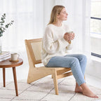 MBOOYOME Mid Century Modern Accent Chair - Image 7