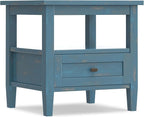 SIMPLIHOME Warm Shaker End Table - Image 7