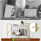 Shintenchi 5 Tiers Bookshelf, Classically Tall Bookcase Shelf, Industrial Book - Image 7