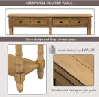 Merax Retro Console Table Sofa Table - Image 8