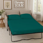 Sleeper Sofa Bed Sheet, 100% Cotton 400 Thread Count, 4 Piece Set, Deep Pocket - Image 4