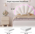 HIFIT Twin Upholstered Smart LED Bed Frame - Image 7