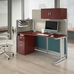 Bush Business Furniture Office in an Hour 65W Straight Cubicle Desk - Image 2