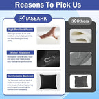 IASEAHK Outdoor Seat Cushion Set, Waterproof & Fade Resistant Patio Chair - Image 6