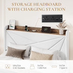 SHA CERLIN Queen Bed Frame - Image 4