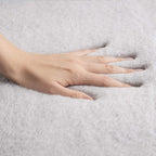 Ashler Faux Fur Rug, Ultra Soft Faux Rabbit Fur, 5 x 7 Feet Rectangle, Machine - Image 5